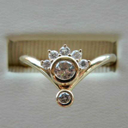 Custom Yellow Gold Fashion Ring