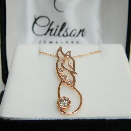 Custom Fox Pendant