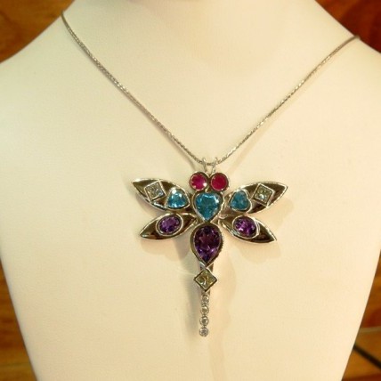 Custom Dragonfly Pendant