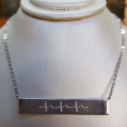 Bar Pendant with EKG