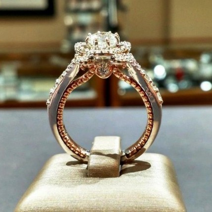 Custom Rose Gold Engagement Ring