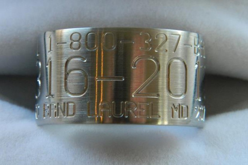 Customized Federal Duck Band Wedding Band