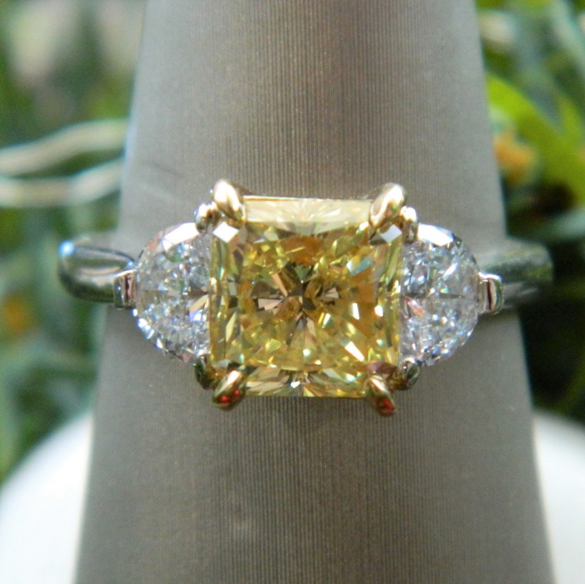 Yellow Diamond Ring