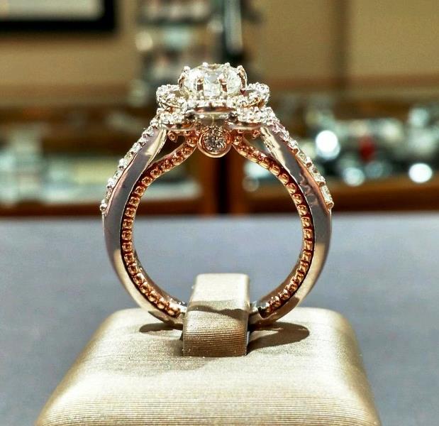 Custom Rose Gold Engagement Ring