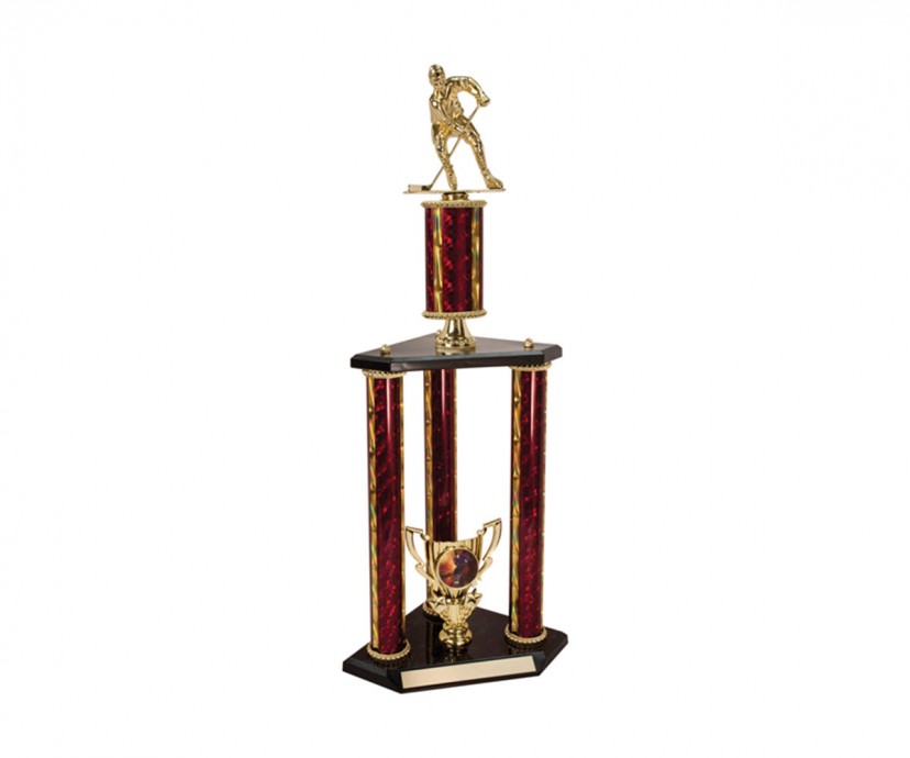 3 post hockey trophy